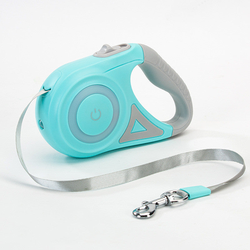 Interactive Retractable Dog Leash and Collar with Light – Bubbitas