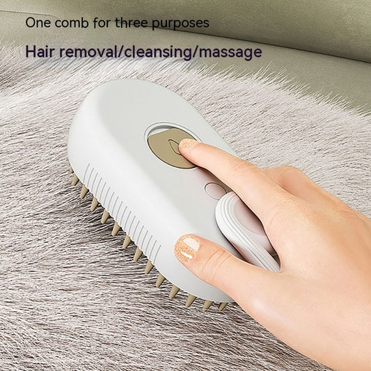 Pet Grooming 3-in-1 Electric Spray Steam Brush – Bubbitas