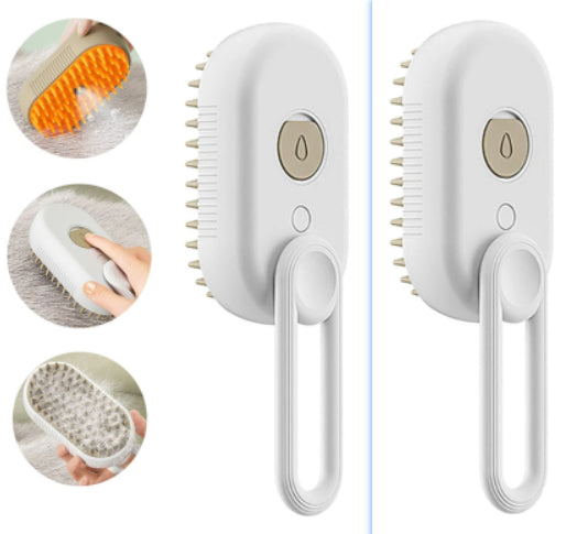 Electric 3-in-1 Cat Steam Brush for Grooming – Bubbitas